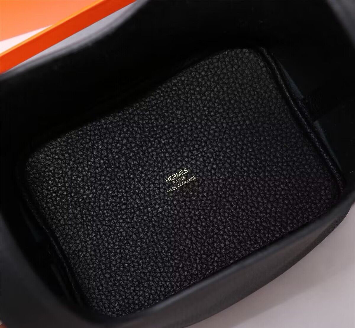 Hermes Picotin Lock Bags Original togo Leather PL3388 Black Gold-Tone Hermes Picotin Lock Bags Original togo Leather PL3388 Black Gold-Tone