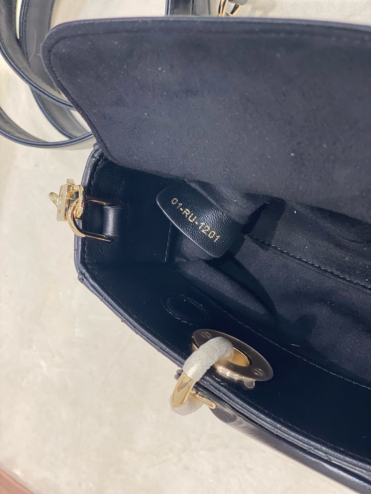 Dior Medium LADY D-JOY BAG Original Calfskin Leather 0540 Black Dior Medium LADY D-JOY BAG Original Calfskin Leather 0540 Black