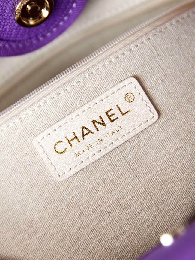 Chanel SHOPPING BAG AS3257 Purple