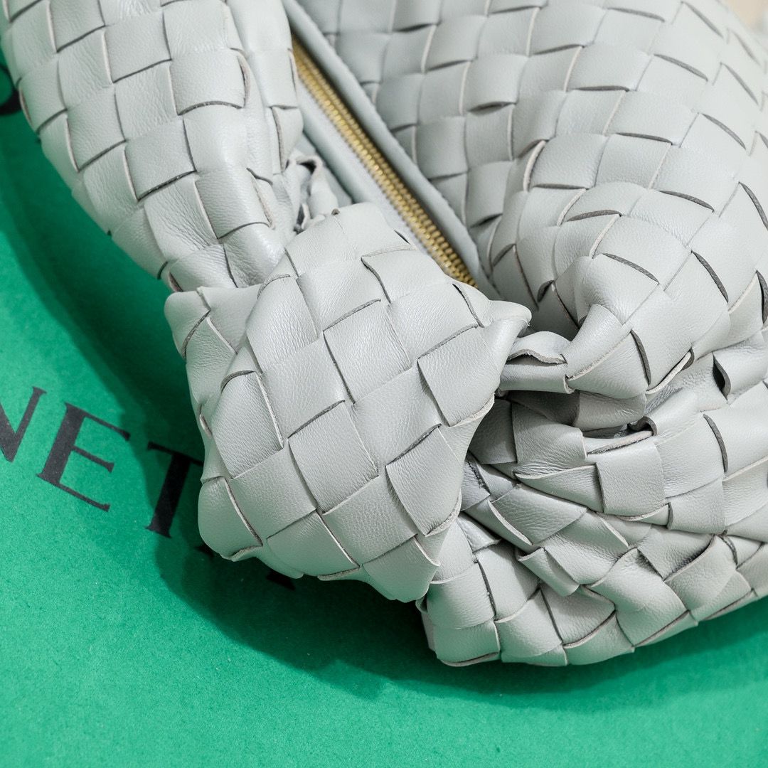 Bottega Veneta Teen Jodie 690225 Light Gray Bottega Veneta Teen Jodie 690225 Light Gray