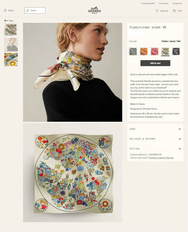 Hermes Scarf HEC00959 Hermes Scarf HEC00959