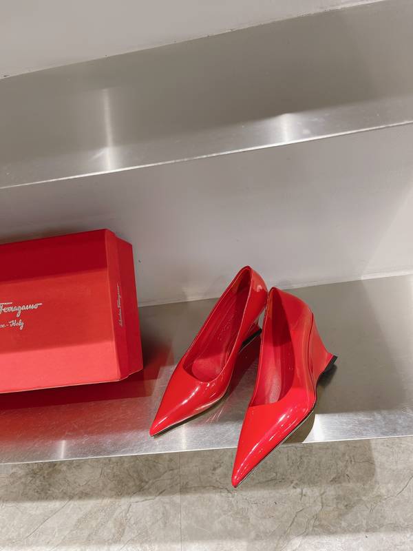 Ferragamo Shoes FMS00076 Heel 7.5CM Ferragamo Shoes FMS00076 Heel 7.5CM