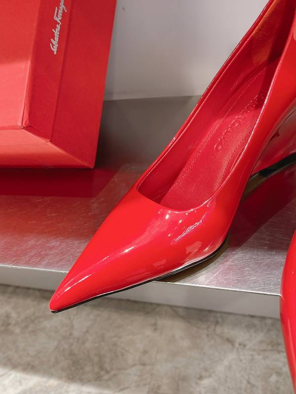 Ferragamo Shoes FMS00076 Heel 7.5CM Ferragamo Shoes FMS00076 Heel 7.5CM