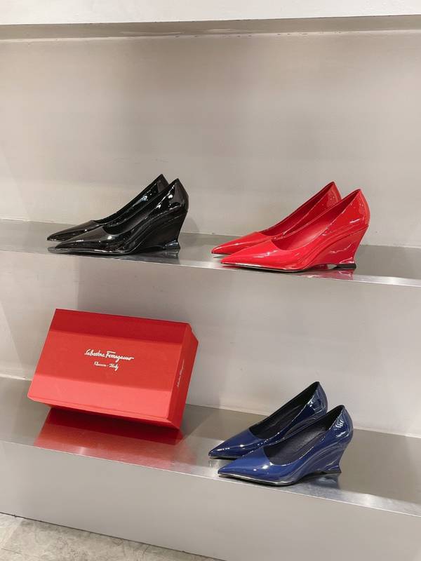 Ferragamo Shoes FMS00076 Heel 7.5CM Ferragamo Shoes FMS00076 Heel 7.5CM