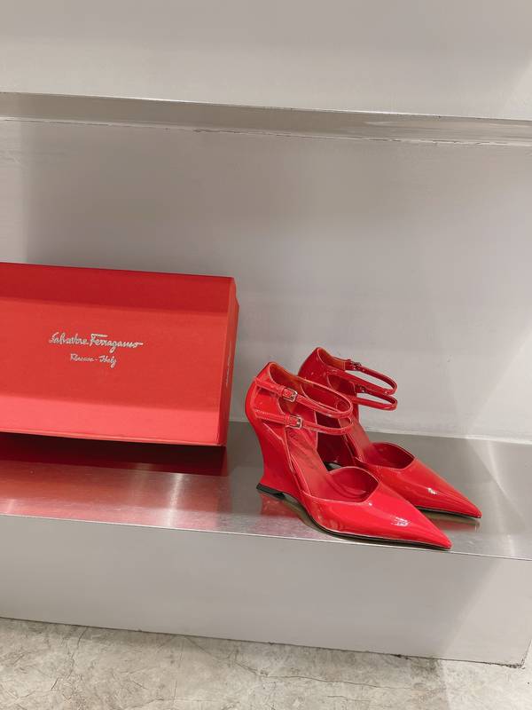 Ferragamo Shoes FMS00078 Heel 9.5CM Ferragamo Shoes FMS00078 Heel 9.5CM