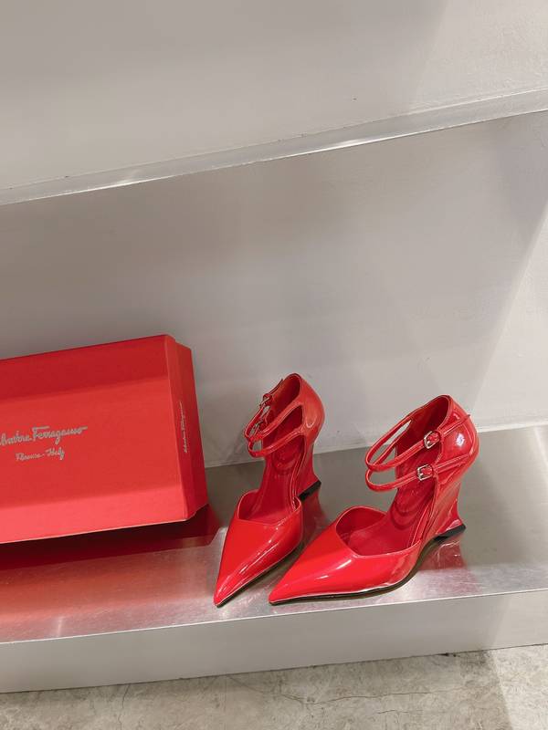Ferragamo Shoes FMS00078 Heel 9.5CM Ferragamo Shoes FMS00078 Heel 9.5CM