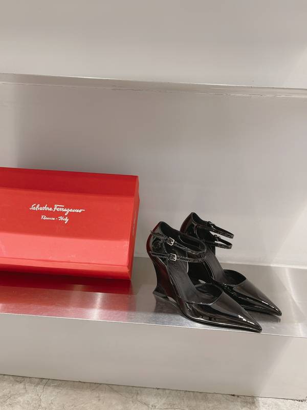 Ferragamo Shoes FMS00080 Heel 9.5CM Ferragamo Shoes FMS00080 Heel 9.5CM
