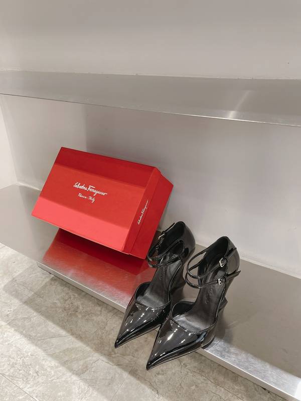 Ferragamo Shoes FMS00080 Heel 9.5CM Ferragamo Shoes FMS00080 Heel 9.5CM