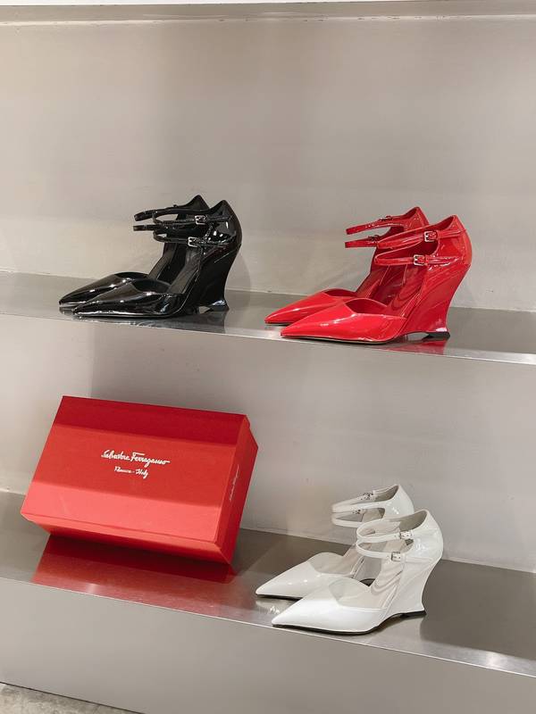 Ferragamo Shoes FMS00080 Heel 9.5CM Ferragamo Shoes FMS00080 Heel 9.5CM