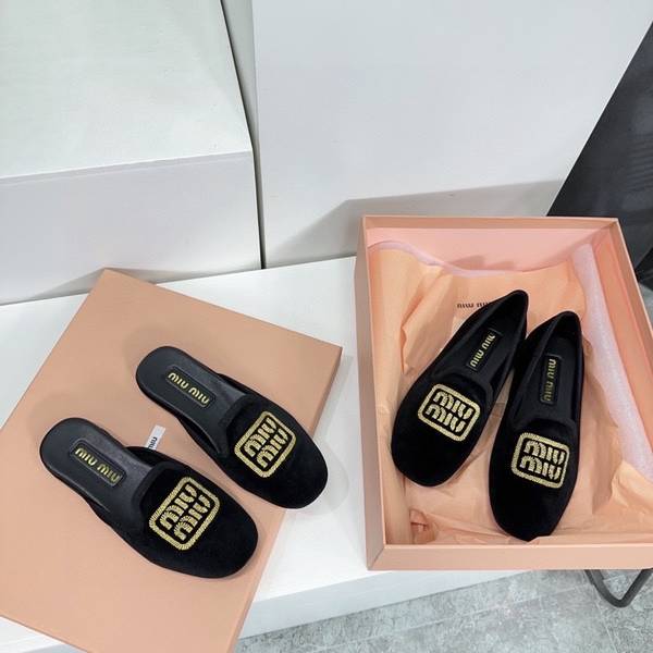 MiuMiu Shoes MUS00120 Heel 2CM MiuMiu Shoes MUS00120 Heel 2CM