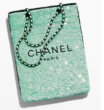 Chanel SHOPPING BAG AS4856 Green & Black Chanel SHOPPING BAG AS4856 Green & Black