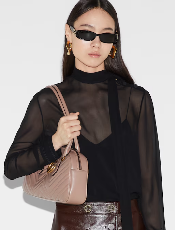 Gucci GG MARMONT MEDIUM TOP HANDLE BAG 795218 Dusty rose Gucci GG MARMONT MEDIUM TOP HANDLE BAG 795218 Dusty rose