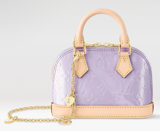 Louis Vuitton Nano Alma M82974 Glossy Lilac Louis Vuitton Nano Alma M82974 Glossy Lilac