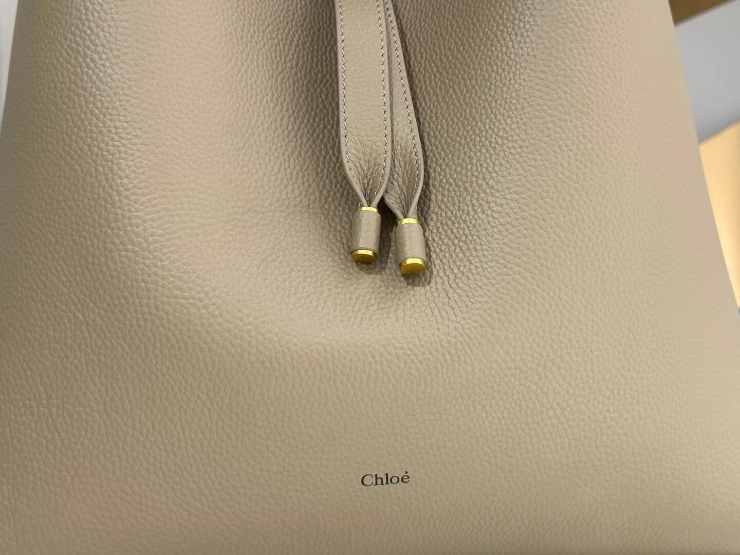 CHLOE leather shoulder bag CL224765 gray CHLOE leather shoulder bag CL224765 gray