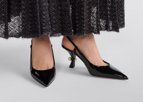 Dior Tribales Slingback Pump Patent Calfskin 11915-3 Dior Tribales Slingback Pump Patent Calfskin 11915-3