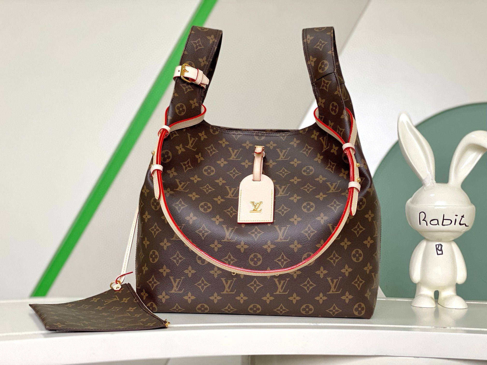 Louis Vuitton Monogram Canvas Atlantis GM Bag M46816 OR M46817 Dark Brown Louis Vuitton Monogram Canvas Atlantis GM Bag M46816 OR M46817 Dark Brown