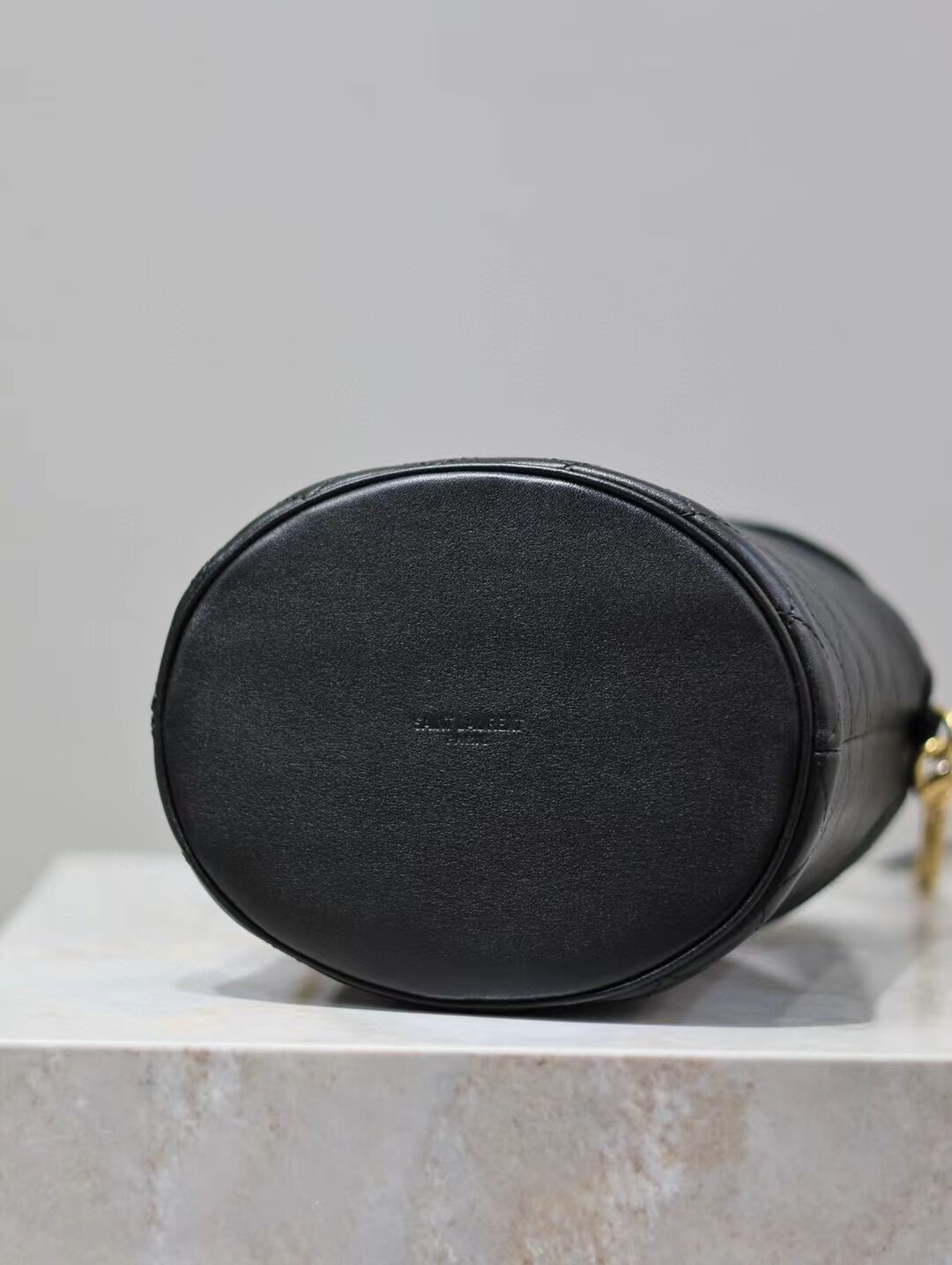 SAINT LAUREN CALYPSO IN PLUNGED LAMBSKIN Y661368 black SAINT LAUREN CALYPSO IN PLUNGED LAMBSKIN Y661368 black