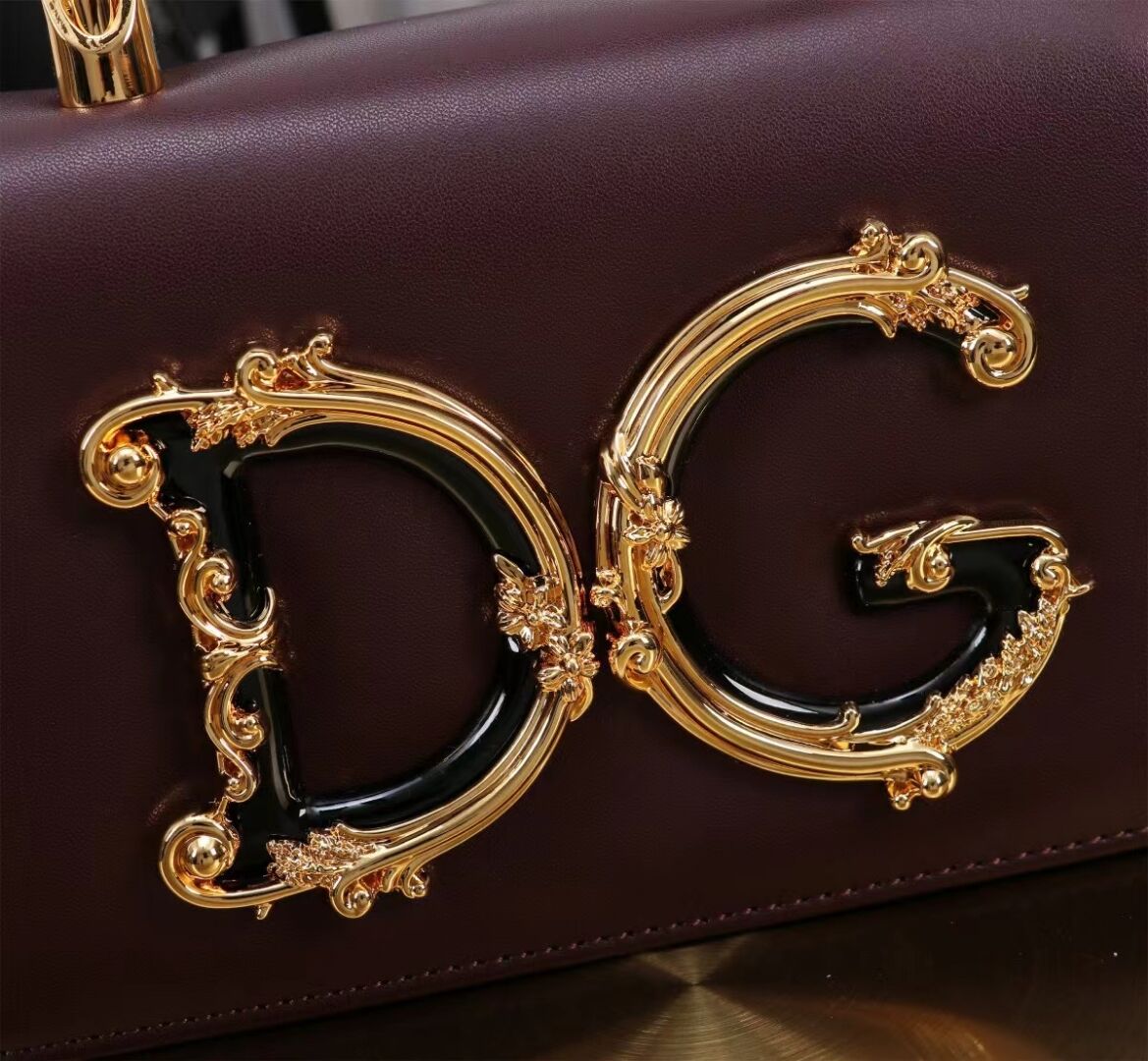Dolce & Gabbana leather Shoulder Bag G6504 Burgundy Dolce & Gabbana leather Shoulder Bag G6504 Burgundy