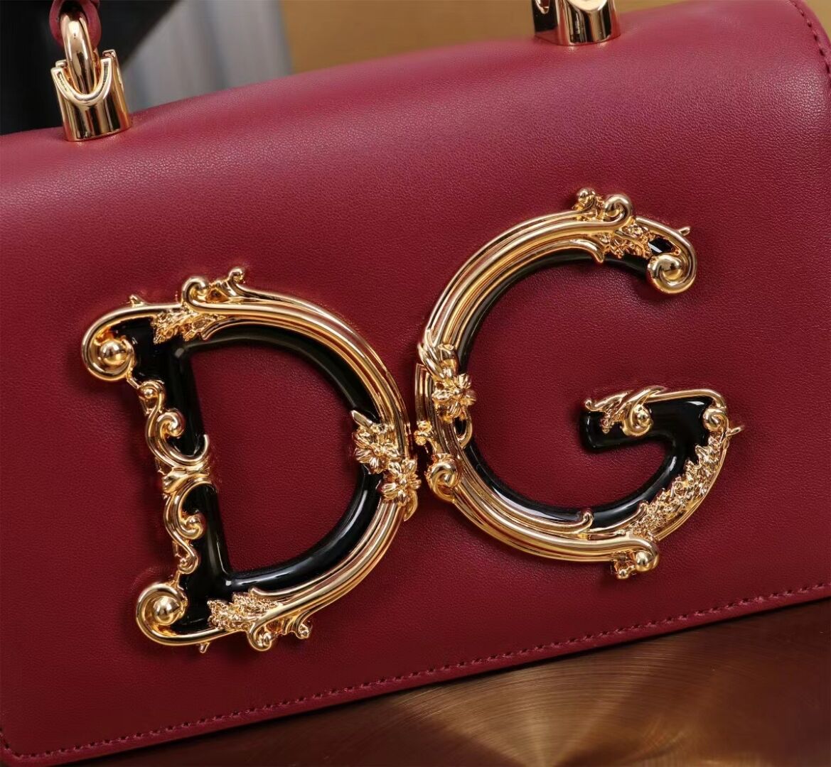 Dolce & Gabbana leather Shoulder Bag G6504 red Dolce & Gabbana leather Shoulder Bag G6504 red