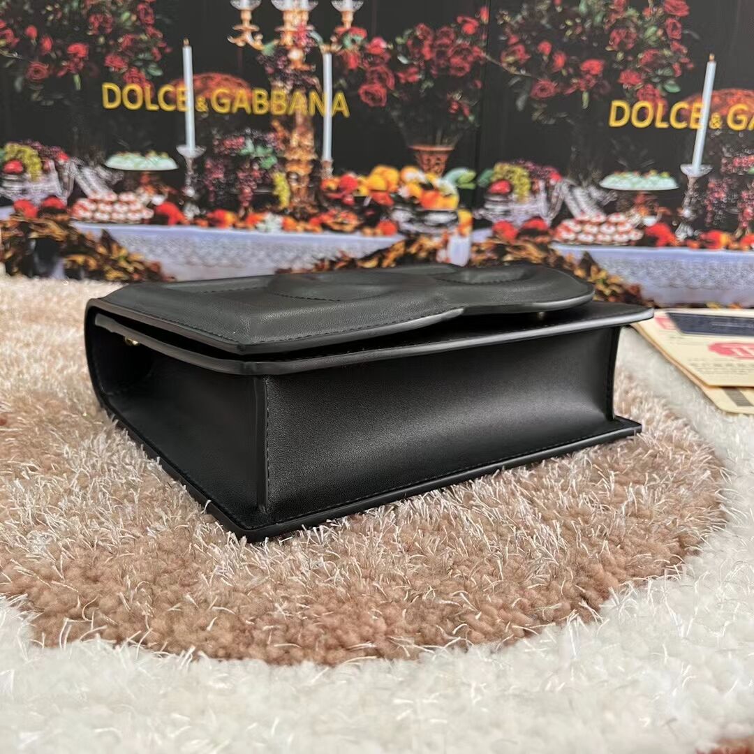 Dolce & Gabbana leather Shoulder Bag G6551 black Dolce & Gabbana leather Shoulder Bag G6551 black