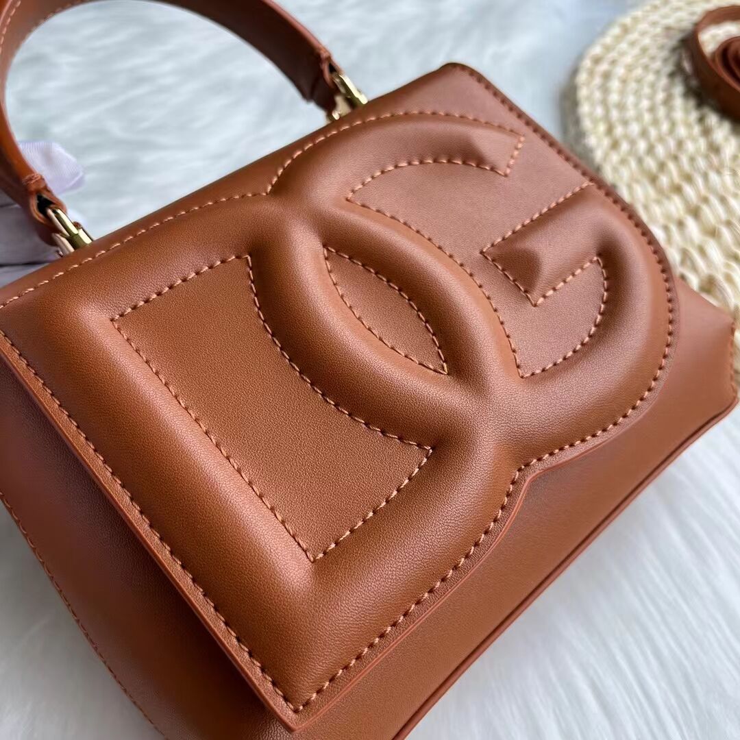 Dolce & Gabbana leather bag G6002 brown Dolce & Gabbana leather bag G6002 brown