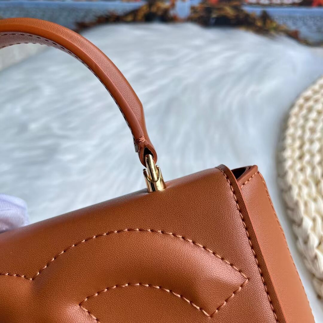 Dolce & Gabbana leather bag G6002 brown Dolce & Gabbana leather bag G6002 brown