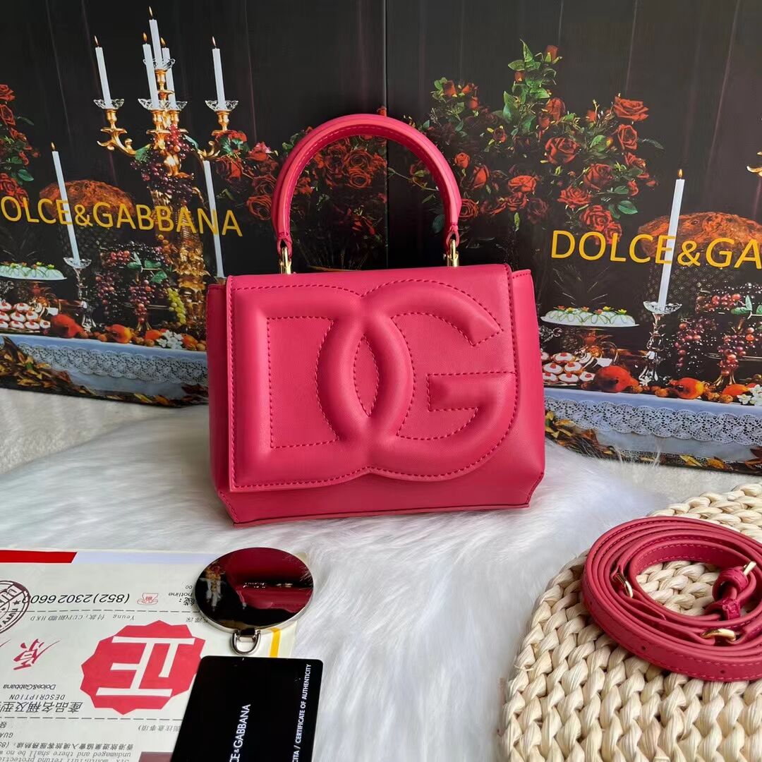 Dolce & Gabbana leather bag G6002 rose Dolce & Gabbana leather bag G6002 rose