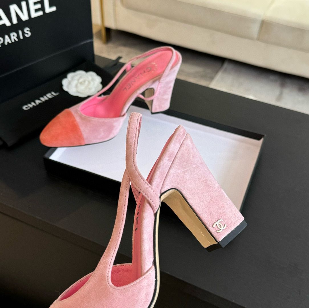 Chanel Sandal 95MM Hight Heels Shoes C50223 Peach Chanel Sandal 95MM Hight Heels Shoes C50223 Peach