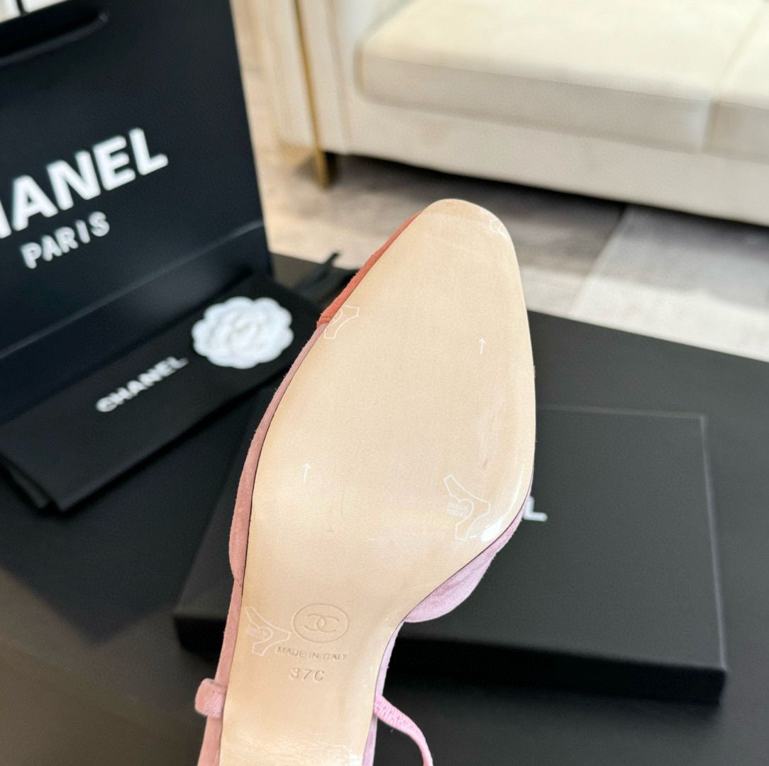Chanel Sandal 95MM Hight Heels Shoes C50223 Peach Chanel Sandal 95MM Hight Heels Shoes C50223 Peach