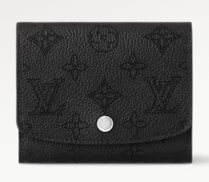 Louis Vuitton Iris Compact Wallet M62542 black Louis Vuitton Iris Compact Wallet M62542 black