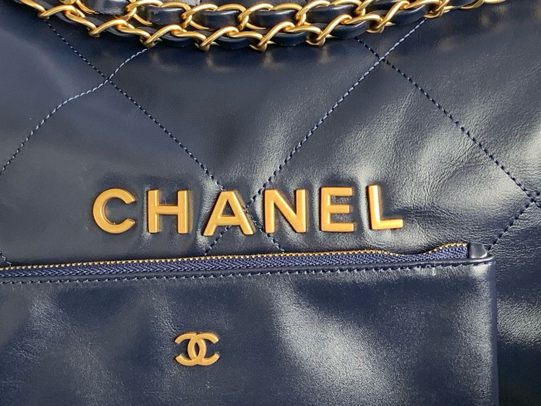 CHANEL 22 MEDIUM HANDBAG AS3261 Navy CHANEL 22 MEDIUM HANDBAG AS3261 Navy