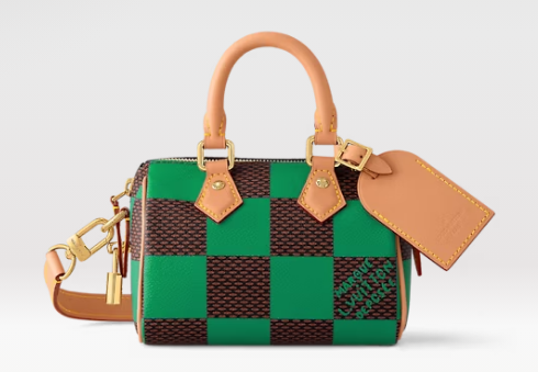 Louis Vuitton Speedy 18 Bandouliere Damier Pop N40595 green Louis Vuitton Speedy 18 Bandouliere Damier Pop N40595 green