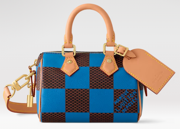 Louis Vuitton Speedy 18 Bandouliere Damier Pop N40595 blue Louis Vuitton Speedy 18 Bandouliere Damier Pop N40595 blue