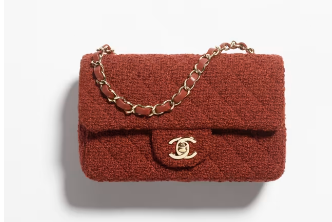 Chanel MINI CLASSIC HANDBAG Wool Tweed & Gold-Tone Metal A69900 Brown Chanel MINI CLASSIC HANDBAG Wool Tweed & Gold-Tone Metal A69900 Brown