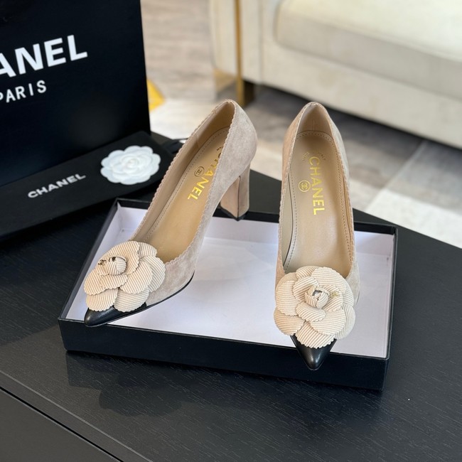 Chanel Shoes Heel height 8 cm Lambskin 55218-4