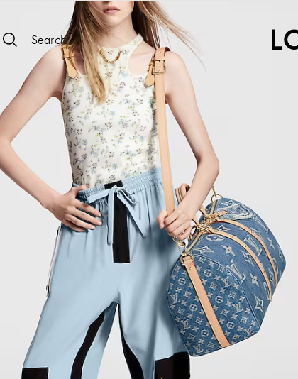 Louis Vuitton Keepall Bandouliere 45 NEW M24315 Denim Blue Louis Vuitton Keepall Bandouliere 45 NEW M24315 Denim Blue