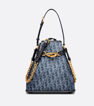 Medium Cest Dior Bag Blue Denim Dior Oblique Jacquard M2271U Medium Cest Dior Bag Blue Denim Dior Oblique Jacquard M2271U