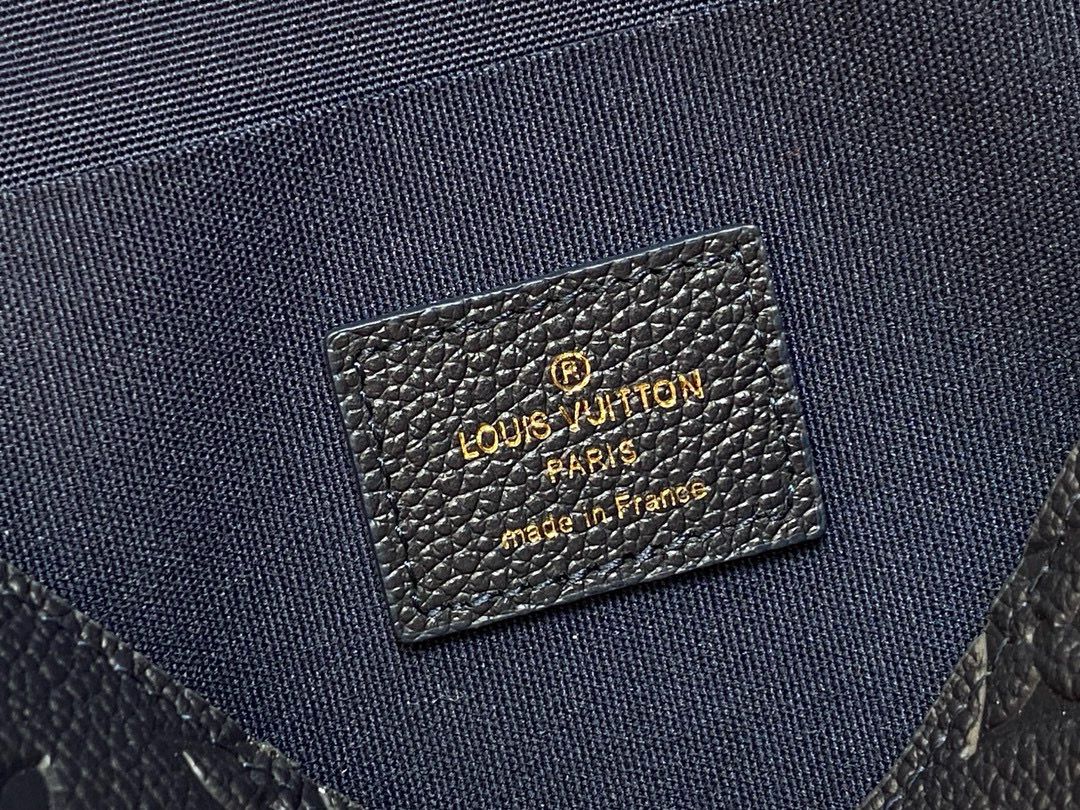 Louis Vuitton Monogram Empreinte Felicie Pochette M64065 M83589 Navy Louis Vuitton Monogram Empreinte Felicie Pochette M64065 M83589 Navy