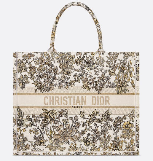 Large Dior Book Tote Latte Embroidery with Gold-Tone Millefiori Unicorn Motif M1286ZEDX Large Dior Book Tote Latte Embroidery with Gold-Tone Millefiori Unicorn Motif M1286ZEDX