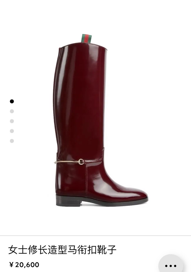 Gucci WOMENS SLIM HORSEBIT BOOT 55752-2