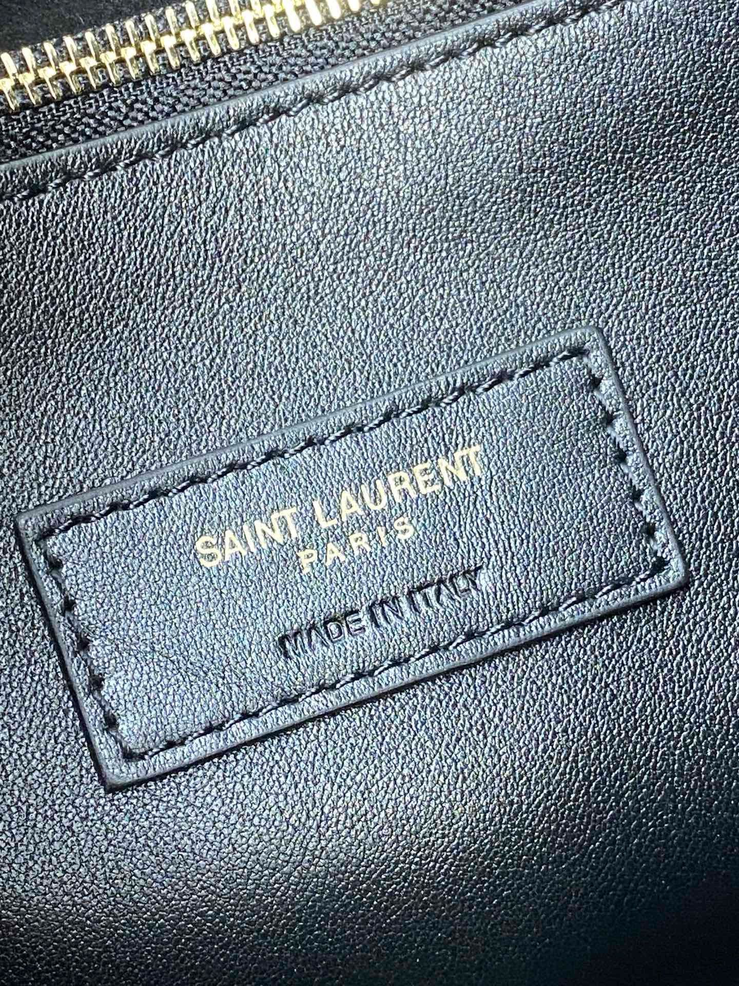 SAINT LAURENT LE 5 A 7 SUPPLE LARGE IN GRAINED LEATHER HOBO BAG 753837 black SAINT LAURENT LE 5 A 7 SUPPLE LARGE IN GRAINED LEATHER HOBO BAG 753837 black