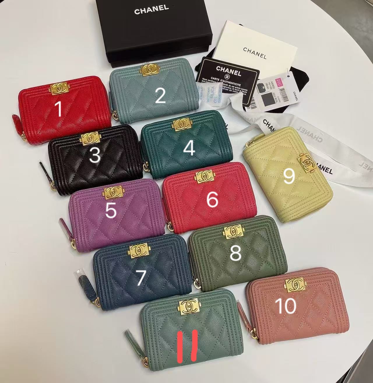 BOY CHANEL Coin Purse A80602 BOY CHANEL Coin Purse A80602