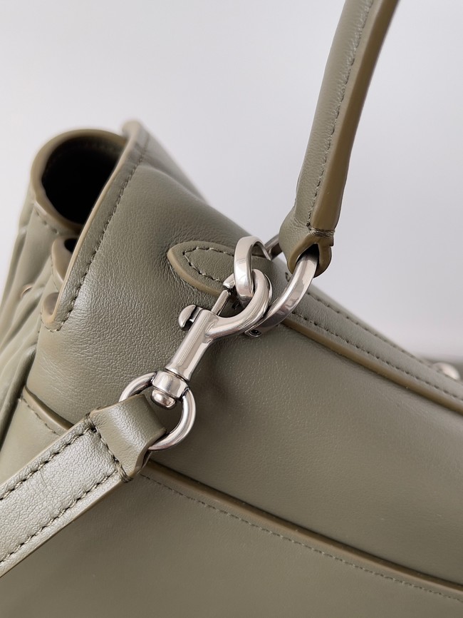 Balenciaga Rodeo Handbag smooth calfskin 795457 Dark green