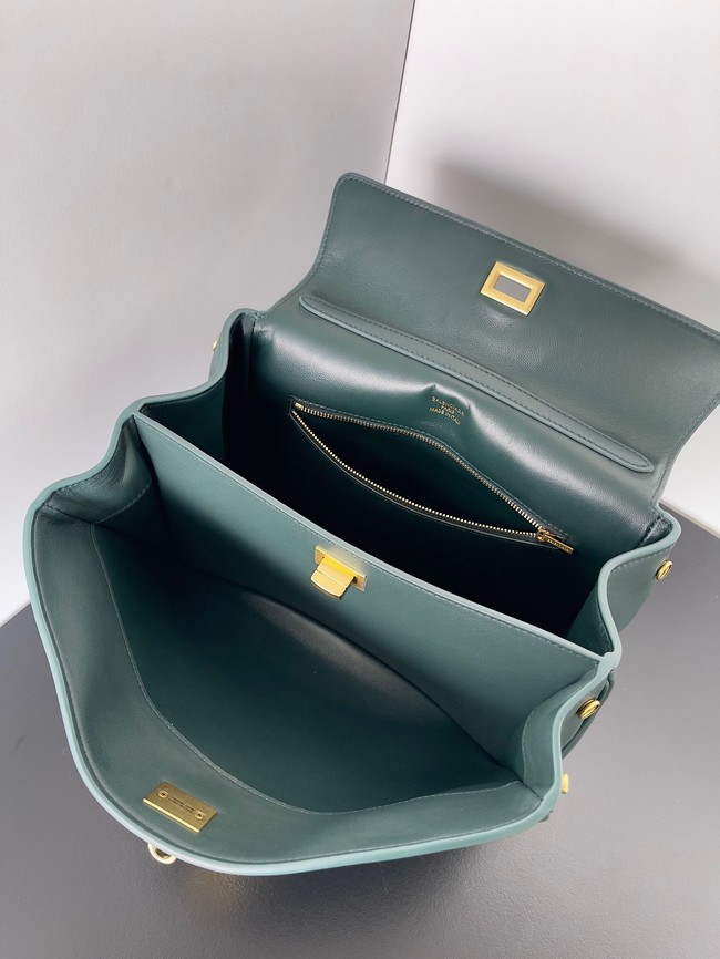 Balenciaga Rodeo Handbag smooth calfskin 795457 lake green