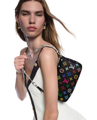 Louis Vuitton LV x TM Pochette Accessoires M13404 black Louis Vuitton LV x TM Pochette Accessoires M13404 black