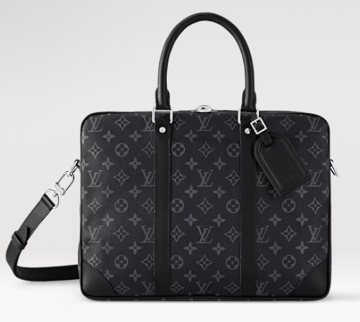 Louis Vuitton Porte-Documents Voyage PM M46457 black