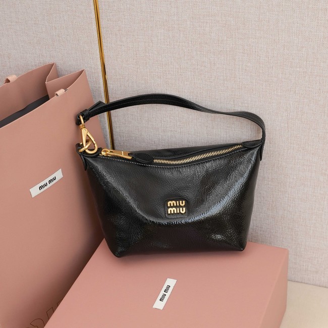 MIU MIU Leather Shoulder Bags 5NE841 black