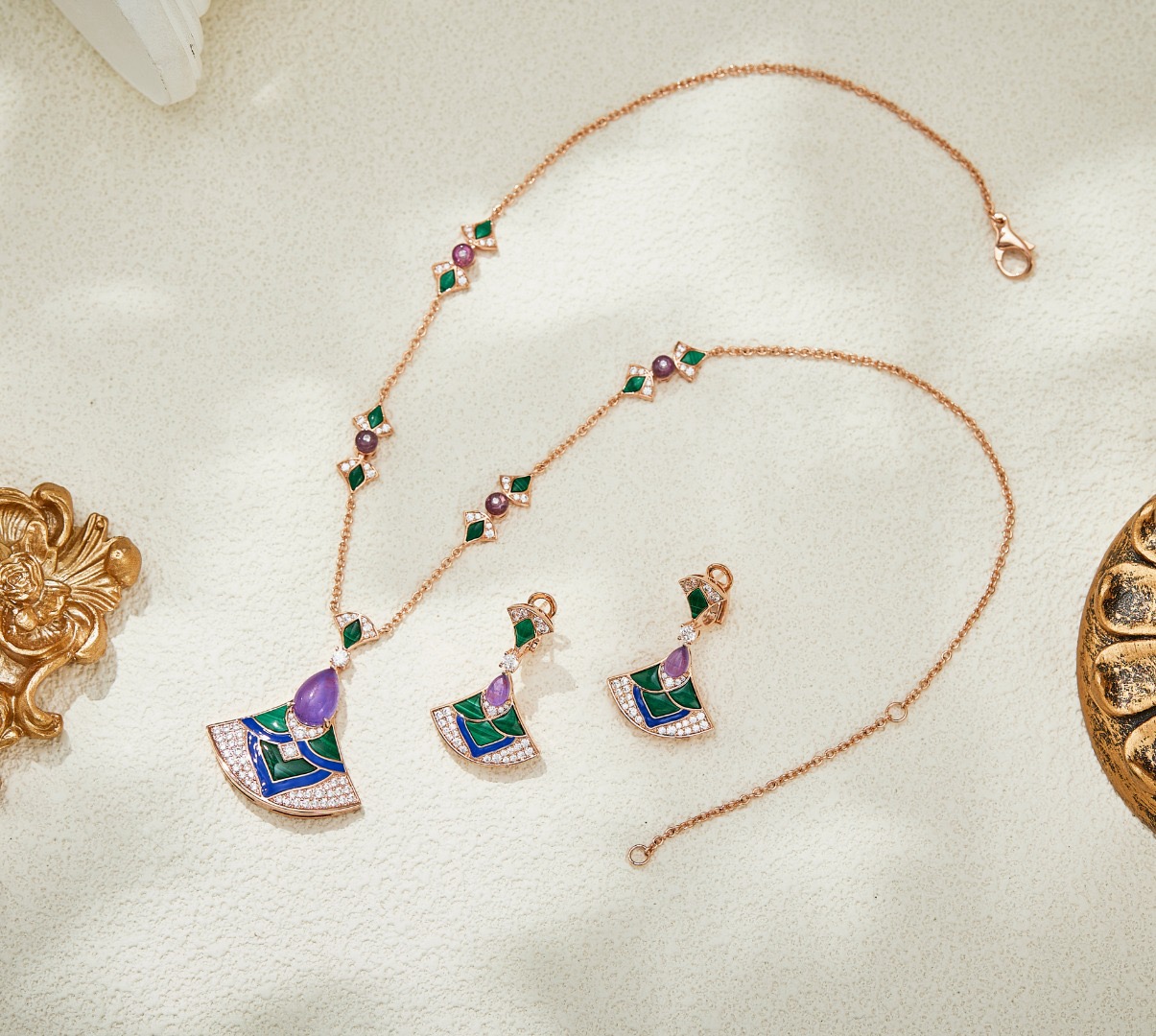 BVLGARI necklace&Earring CE16445