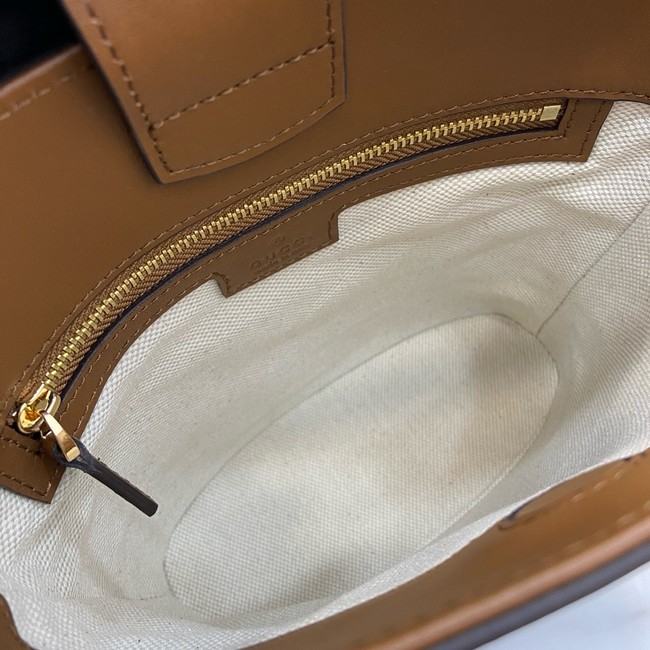 GUCCI 73 MINI BUCKET BAG 833665 Brown