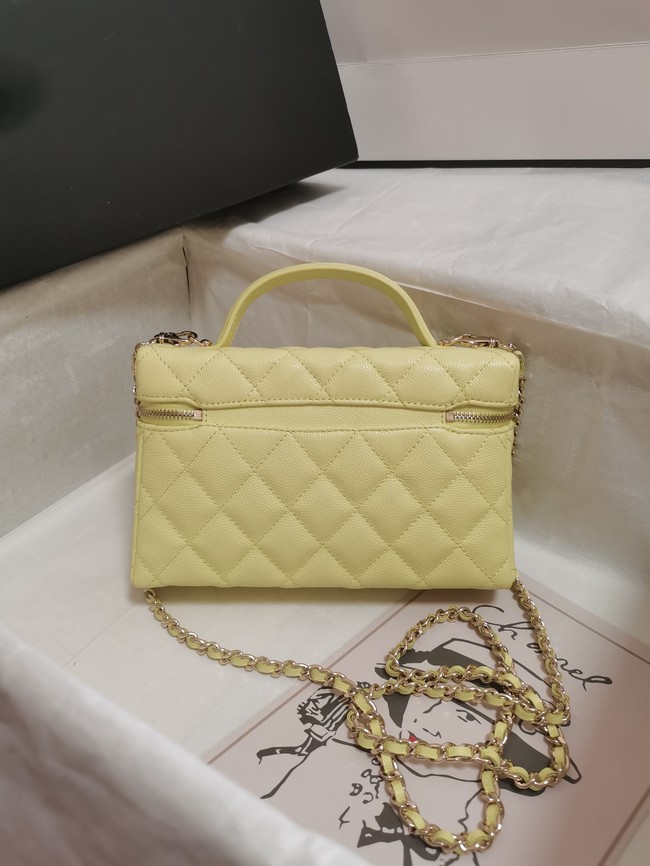 Chanel CLUTCH WITH CHAIN AP4483 yellow